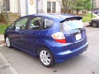 2010 Honda Fit Sport rear view